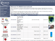 Tablet Screenshot of desco-intl.com